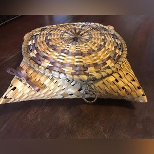 Native American Reed Grass Basket